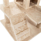 Solid Beige 52" Cat Climb Tower