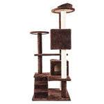 Solid Brown 52" Cat Climb Tower