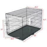 Folding 48" Dog Cat Crate