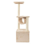 Solid Beige 36" Cat Climb Tower