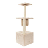 Solid Beige 36" Cat Climb Tower