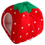 Red Strawberry Soft Cotton Pet Yurt