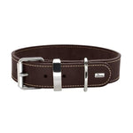 Hunter Aalborg Special Dark Brown Leather Dog Collar