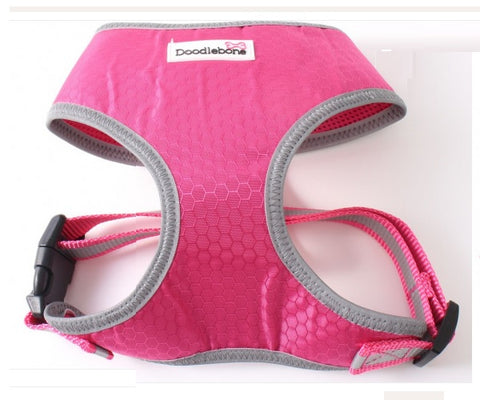 Neon Pink Doodlebone Toughie Dog Harness