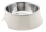 White Atlanta Melamine Pet Feeding Bowl