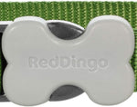 Red Dingo Plain Green Dog Collar