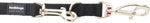 Red Dingo Adjustable Plain Black Dog Lead