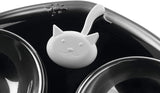 Black Hunter Moulins Melamine Cat Feeding Bar