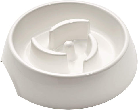 Hunter Atlanta White Slow Pet Feeding Bowl