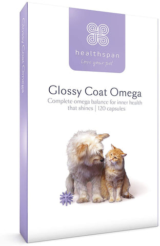 Healthspan Glossy Coat Omega For Cats & Dogs