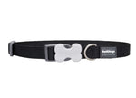 Red Dingo Plain Black Dog Collar