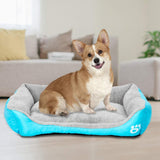 Hobbyzoo Blue 30" Warm Dog Cat Bed