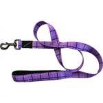 Hem & Boo Purple Country Check Dog Lead