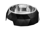 Black Kimberley Melamine Pet Feeding Bowl