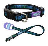 Dog & Co Blue Tartan Design Dog Collar