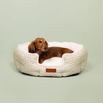 Cath Kidston Provence Rose Cosy Dog Bed with Luxury Comfort Inner Cream