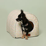 Igloo Pet Bed Provence Rose Dark Sage