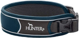 Hunter Divo Petrol Blue Nylon Dog Collar