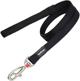 Red Dingo Plain Black Dog Lead