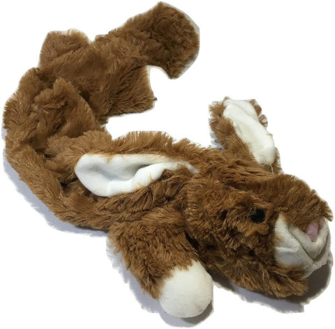 Unstuffed Rabbit Character Soft Dog Toy