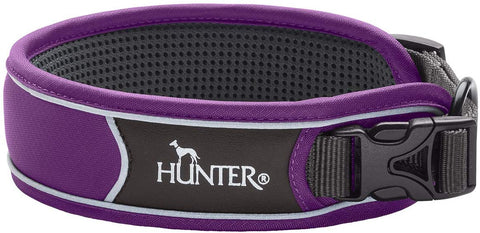 Hunter Divo Violet Nylon Dog Collar