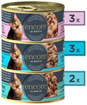 Encore 100% Natural Wet Cat Food - Fish Selection - 70g Tins (Pack of 32)