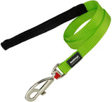 Red Dingo Plain Lime Green Dog Lead