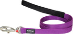 Red Dingo Plain Purple Dog Lead