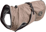 Taupe Uppsala Water Repellent Reflective Dog Coat