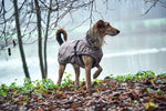 Taupe Uppsala Water Repellent Reflective Dog Coat