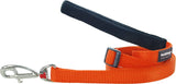 Red Dingo Adjustable Plain Orange Dog Lead