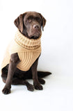 Camel Jazz Cableknit Dog Jumper