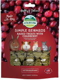 Oxbow Simple Rewards Cranberry Baked Treats