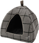 Gor Pets Grey Check 40cm Camden Pyramid Bed