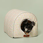 Igloo Pet Bed Provence Rose Dark Sage