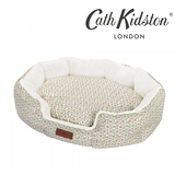 Cath Kidston Provence Rose Cosy Dog Bed with Luxury Comfort Inner Cream