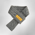 Canine & Co. Grey Cableknit Dog Scarf