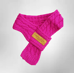 Canine & Co. Pink Cableknit Dog Scarf