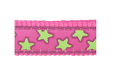 Red Dingo Hot Pink Star Dog Collar