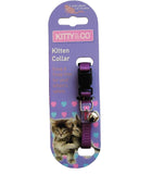 Purple Kitty & Co Snag Free Snap Free Kitten Collar