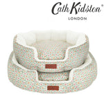 Cath Kidston Provence Rose Cosy Dog Bed with Luxury Comfort Inner Cream