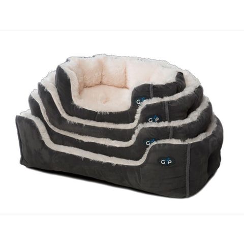 Gor Pets Grey Suede Nordic Snuggle Bed