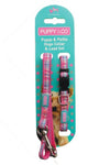 Puppy & Co Pink Tartan Puppy Collar & Lead Set