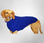 Blue Rascal Cableknit Dog Jumper