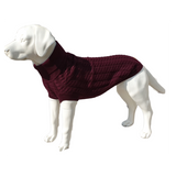 Grape Rascal Cableknit Dog Jumper