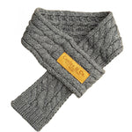 Canine & Co. Grey Cableknit Dog Scarf