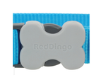 Red Dingo Plain Turquoise Dog Collar