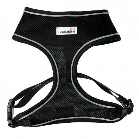 Black Doodlebone Airmesh Dog Harness