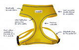 Yellow Doodlebone Airmesh Dog Harness