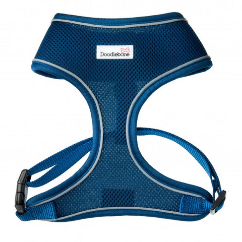 Navy Doodlebone Airmesh Dog Harness